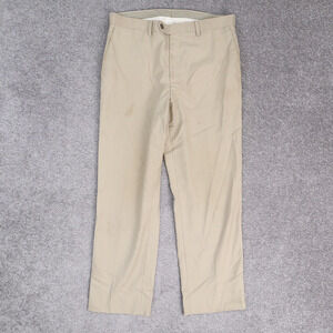 VTG Ralph Lauren Green Label 32x28 Beige Wide Leg Khaki Chino Pants